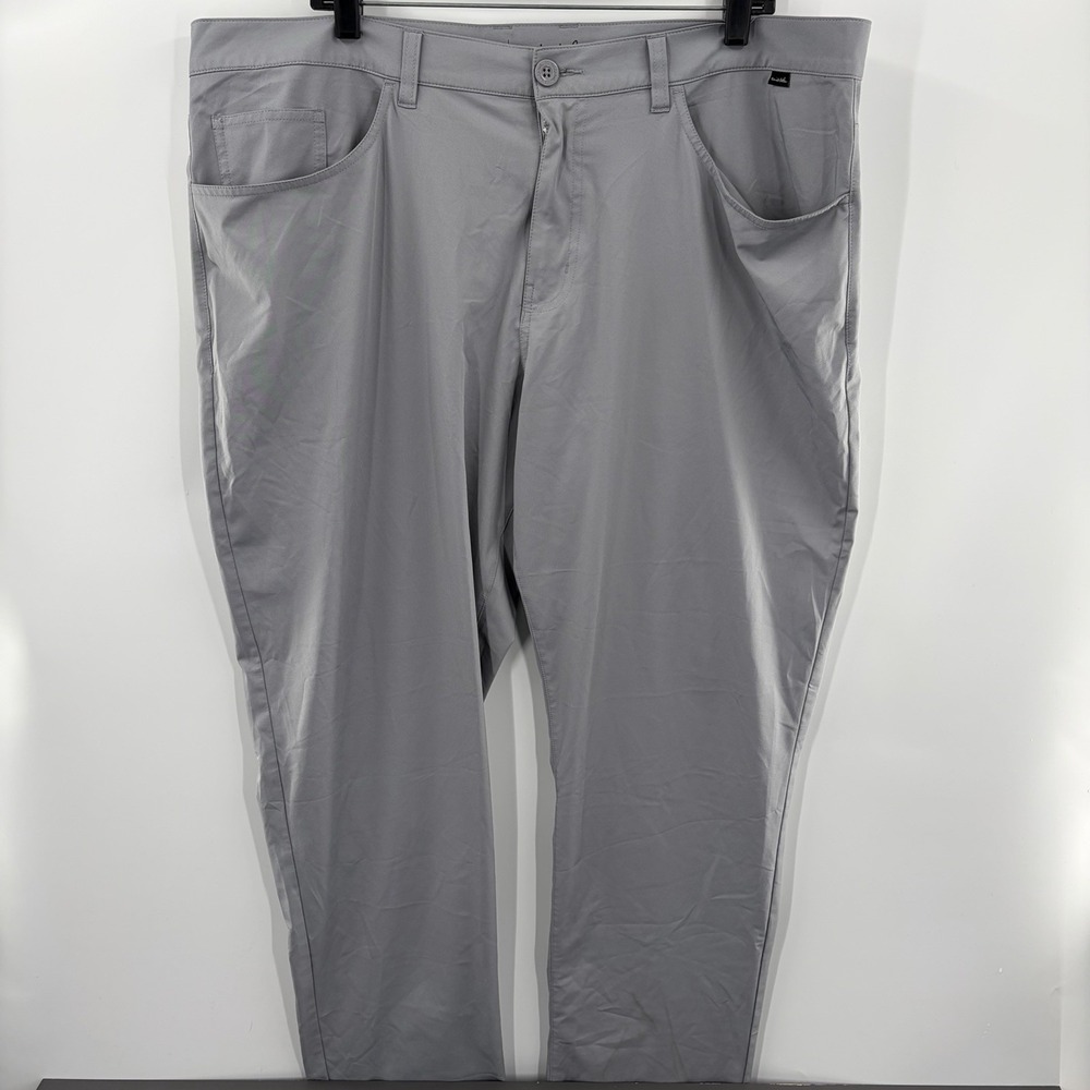 Travis Mathew Golf Pants Mens 42x31 Trevino 5 Pocket 1MX556‎ Light Gray